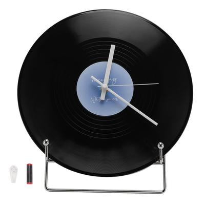 12-дюймовые настенные часы Record Retro, декоративные настенные часы, декор для дома, кафе, школы, синие