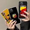 ABARTH Италия Автомобильный Прозрачный Чехол Для Телефона Для IPhone 16 15 14 13 12 11 Pro Max Plus Мягкая Крышка