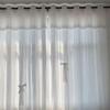 Cream Bedroom & Living Room Double-Layer Blackout Curtains, Japanese Korean Design, Ideal for Bay Windows & Balconies.