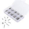 600PCS Stainless Steel Countersunk Hex Socket Bolts Hex Nuts Washers Assortment Set