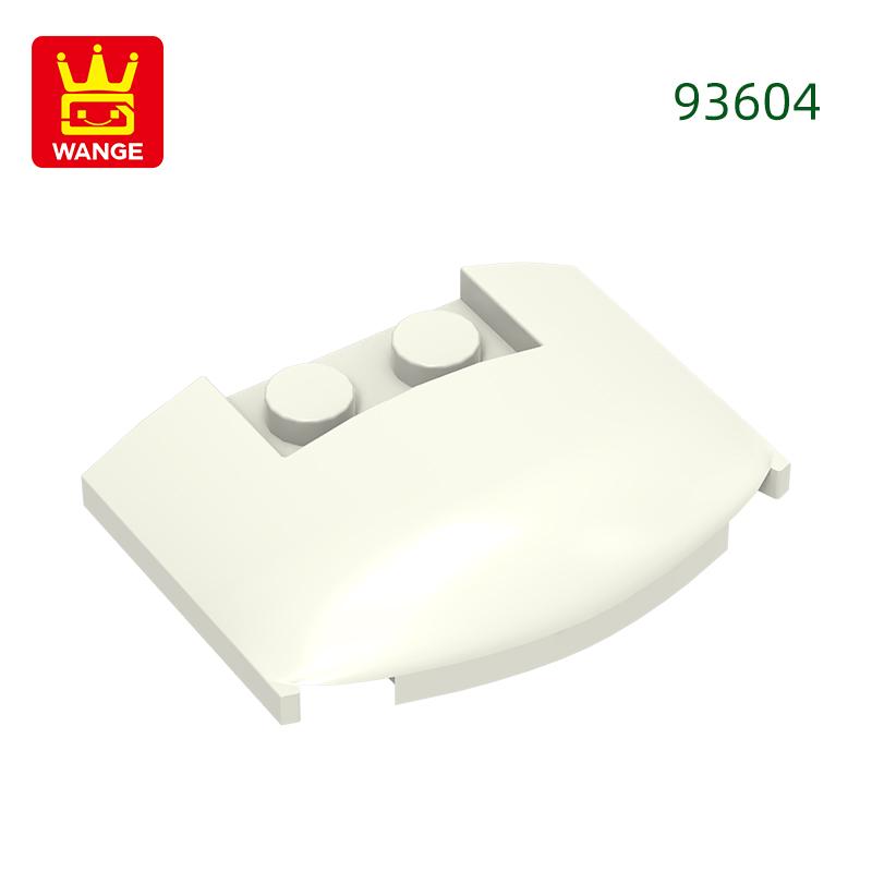 Нетоксичный 59 шт./лот 93604 Клин 3 x 4 x 2/3 Тройной изогнутый блок Аксессуары цвета Moc Совместимый с Кирпичом DIY Детская игрушка-конструктор