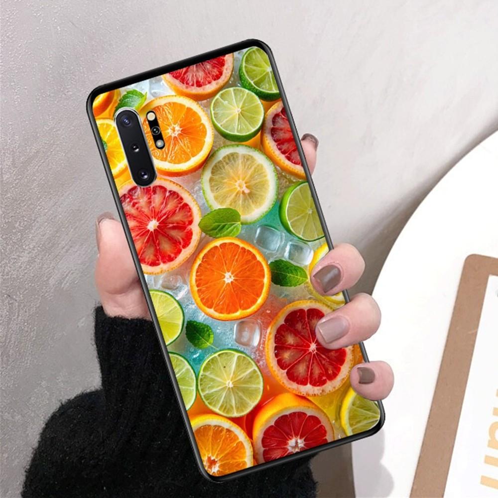 Фруктовый чехол-лимон для телефона Samsung Note 8 9 10 20 Pro Plus Lite M 10 11 20 30 21 31 51 A 21 22 42 02 03