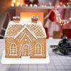 1/2Pcs Gingerbread House Incense Burner Incense Cone Burner Christmas Cabin Burner