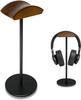 GEVO Headphone Natural Premium Black Walnut Aluminum Headphone Elegant Headphone Easy To Widely Compatible Stand, Wood, + Alloy, Stand, Hanger,