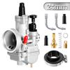 ZSDTRP Universal Carburettor Polini CP 15/17.5/19/21/23/24mm with Air Filter Connection Choke kit