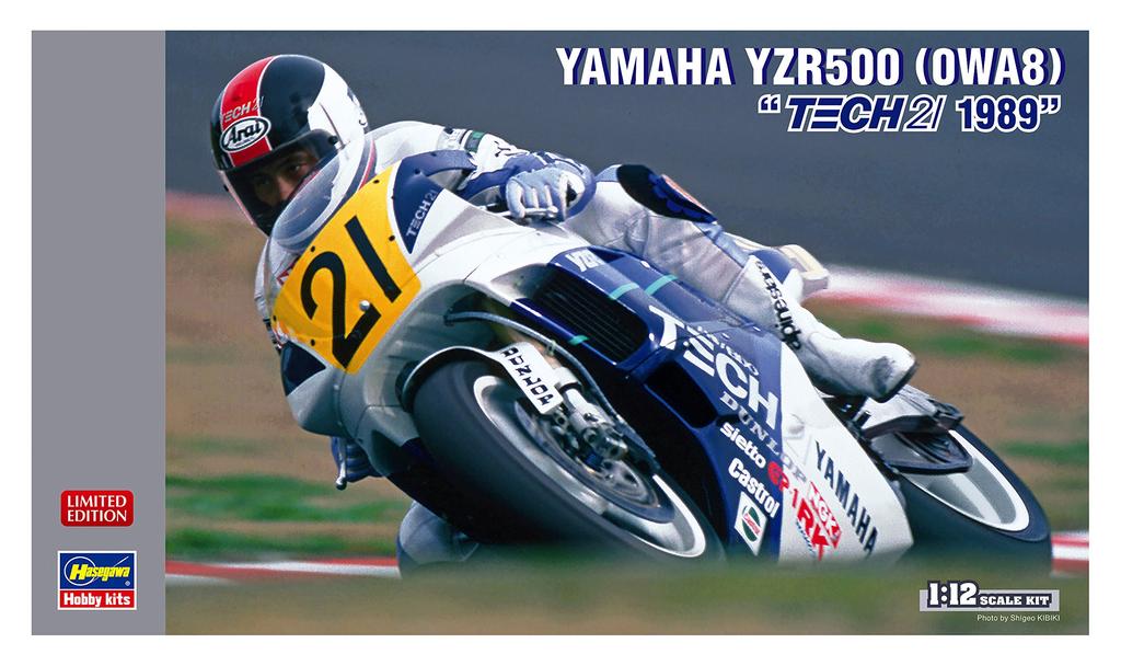 Hasegawa 1/12 Yamaha YZR500 0WA8 "TECH 21 1989
