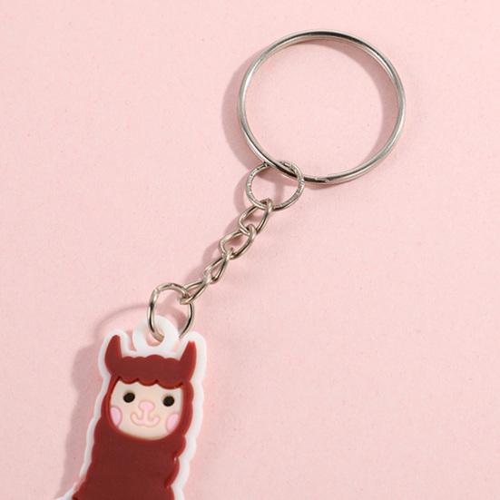 4/8 шт. Брелоки в форме альпаки, мультяшные брелоки-ламы, наполнители для подарочных пакетов на вечеринку, подарки на день рождения и Рождество, аксессуары для сумок и кошельков.