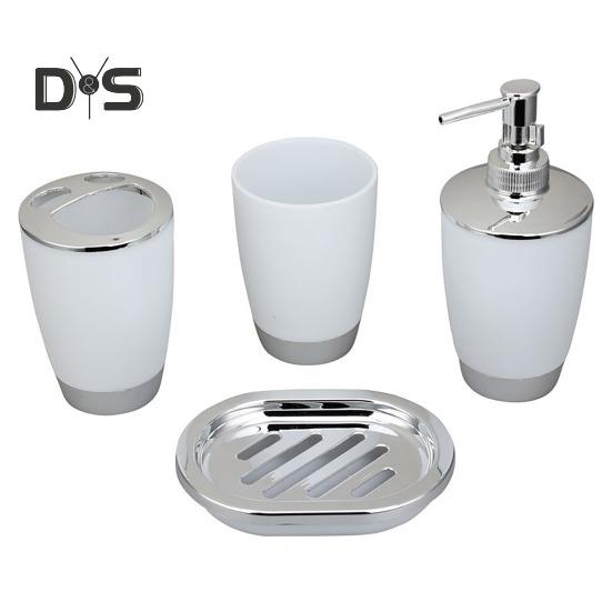 6 шт./компл. набор для ванной комнаты, флакончик для лосьона, стаканчик для ополаскивателя для полости рта, стаканчик для зубной щетки, мыльница, туалетная щетка, мусорное ведро, набор туалетных принадлежностей, органайзер