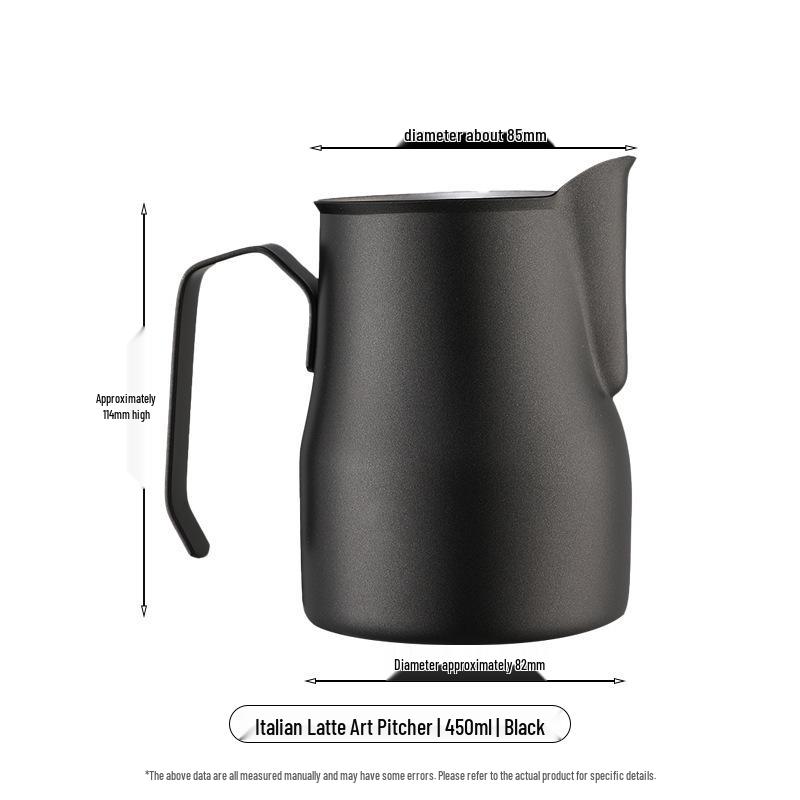 Кувшин для латте из нержавеющей стали: Питчер для взбивания молока для латте-арта