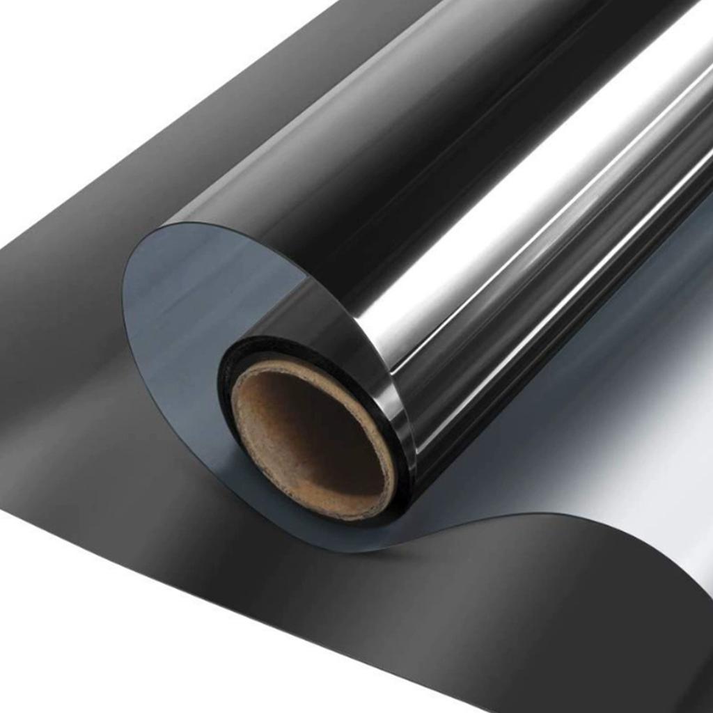 Односторонняя пленка для защиты окон, светоотражающая, блокирующая солнце, теплорегулирующая пленка, дневное покрытие окон, черное