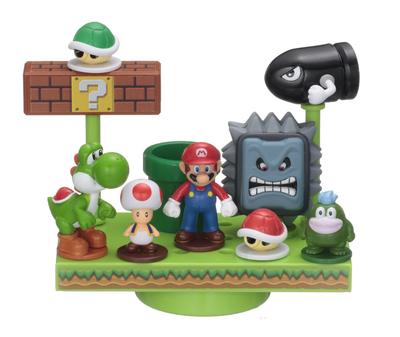 Epoch Игра Super Mario Balance World, Набор Марио и Йоши, Сертифицировано знаком ST, Для детей от 4 лет, Игрушечная игра, Игроки: 1-4, ЭПОХА