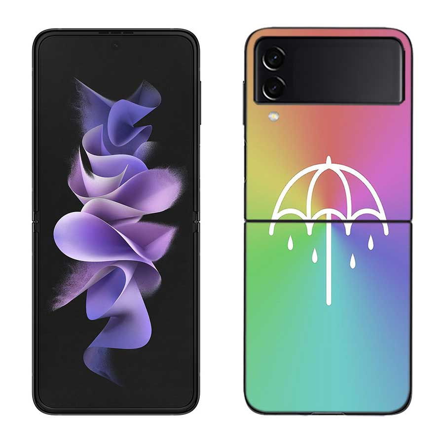Bring Me The Horizons Phone Case For Samsung Z Flip 7 6 5G Galaxy Z Flip 5 4 3 Black Hard Cell Cover Luxury PC Shell Coque