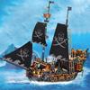 Pirate Ship Building Blocks Sailing Storm Ship Model Bricks Kits Creative Desktop Decoration Children Educational Toys
