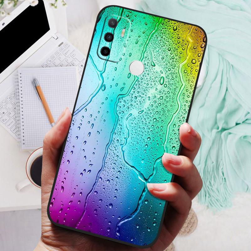 Чехол для OPPO A32 A53 A53S 2020, Чехол для телефона OPPO A15 A15S A35, Силиконовый мягкий задний чехол со львом и волком, Защитный чехол A53 2022