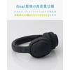 Ag WHP01K MK2 Wireless Headphones with aptX HD, Bluetooth, ANC Noise Cancelling, 35 Hours of Playtime, and Mic (Deep Navy)