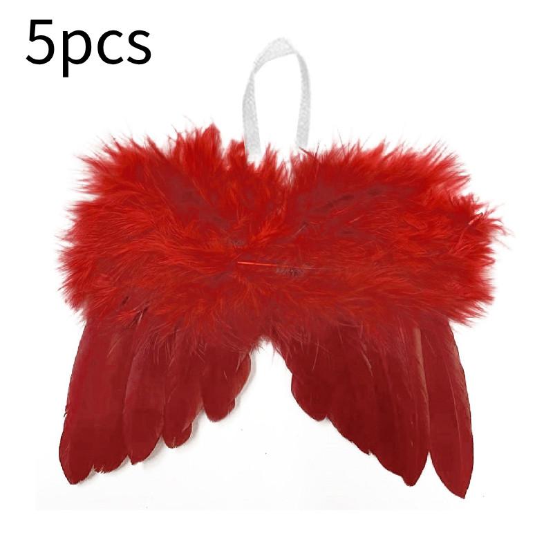 Мини Рождественская Елка Перьевые Крылья Декоративный Аксессуар Для Кукол Барби С Индивидуальными Цветами