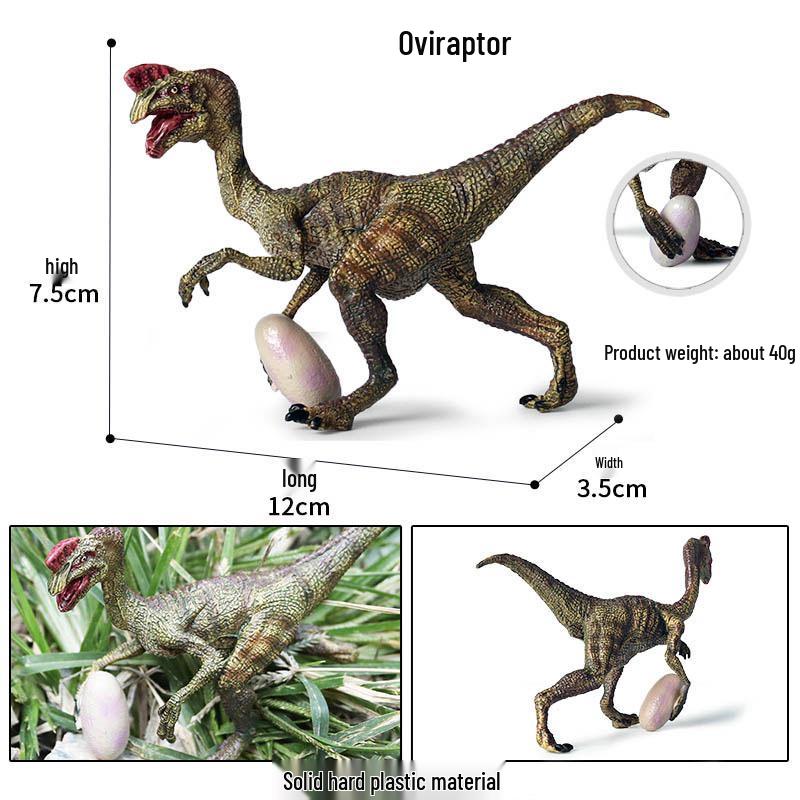 Dinosaur Model Set: T. Rex, Spinosaurus, Mosasaurus, Stegosaurus, Triceratops Cognitive Toys