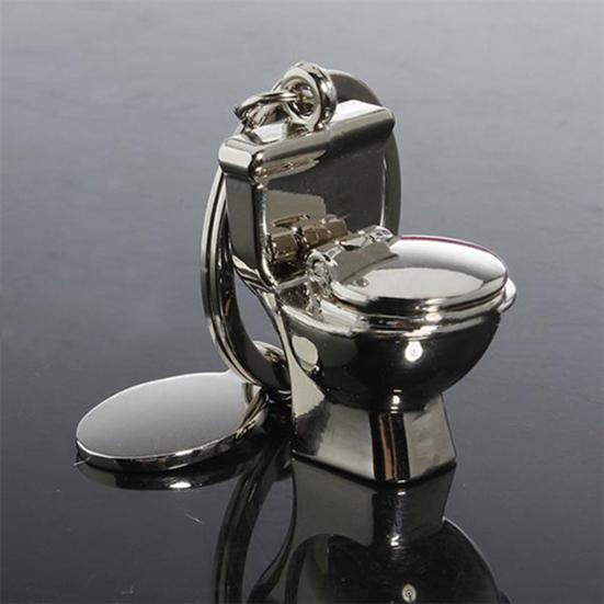 Креативный 3D кулон брелок для унитаза моделирование мини брелок модный подарок декор