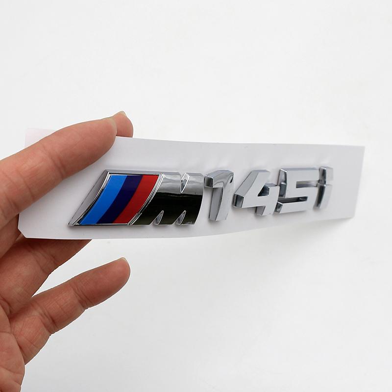 ABS Car Letters M Logo Sticker Rear Trunk Emblem Badge For BMW Mlogo M125i M135i M140i M235i M240i M320i M330i M340i M350i M440i KS6