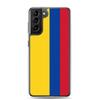 Coque Téléphone - Samsung - Galaxy S21 Ultra - Drapeau Colombie - Souple - Multicolore