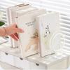Save Space Handle Bookends Transparent Divider Book Stand Minimalism Desk Storage Rack