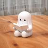 Фигурка Yousheng Ghost Reading Book, Милая мини-статуэтка призрака, сидящего, 3D-печать, для Хэллоуина, книжной полки, стола, интерьера дома