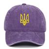 Ebay Украина Национальный герб Мужская бейсболка Козырек Защита от солнца Шляпа с национальным гербом Украины
