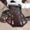 1 Pair Cycling Folding MTB Bike Black Metal Bicycle Foot Pegs Rear Seat Bike Pedals Footrests