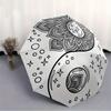 1pc Yin Yang Symbol Automatic Open/Close Umbrella, Umbrella with cartoon Design, Portable Compact Umbrella for Men & Women, Good Holiday Gif