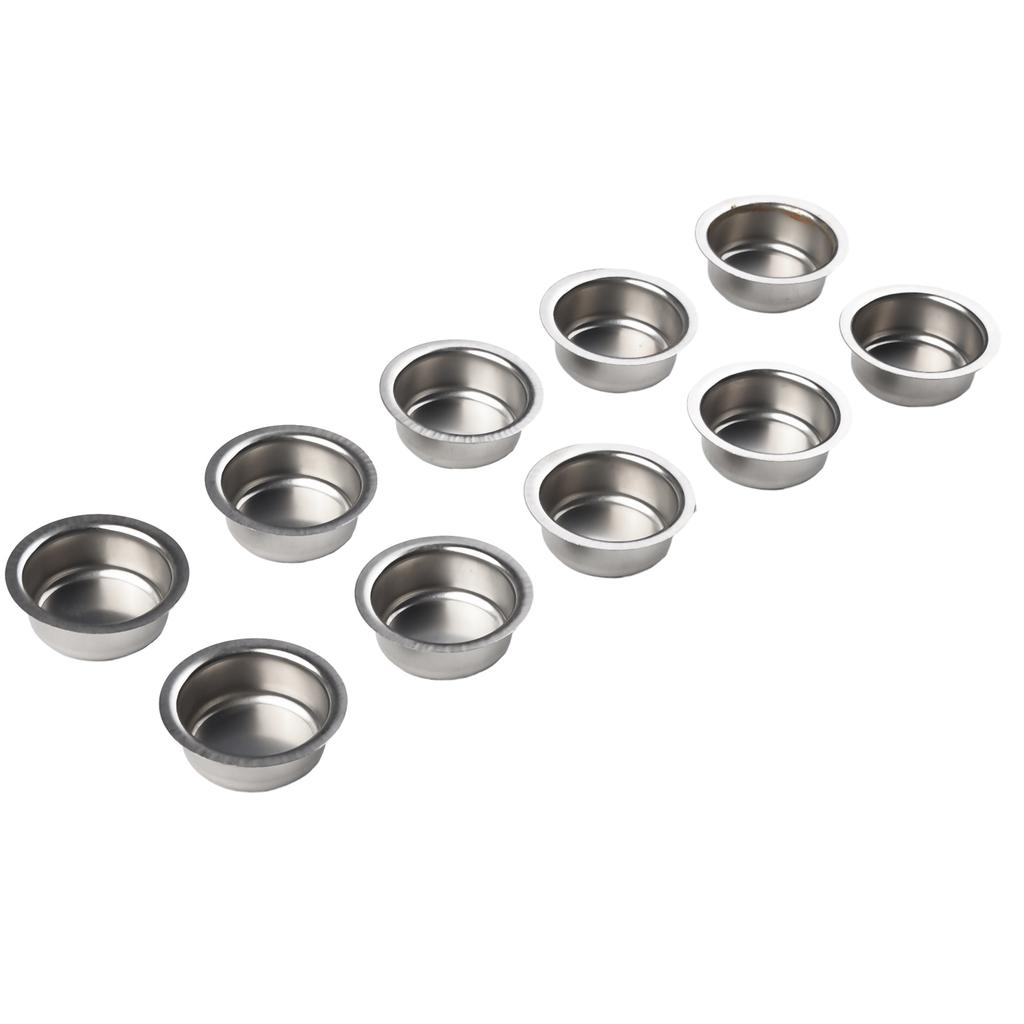 Container Candle Cups Décor Hardware Home Stainless Steel