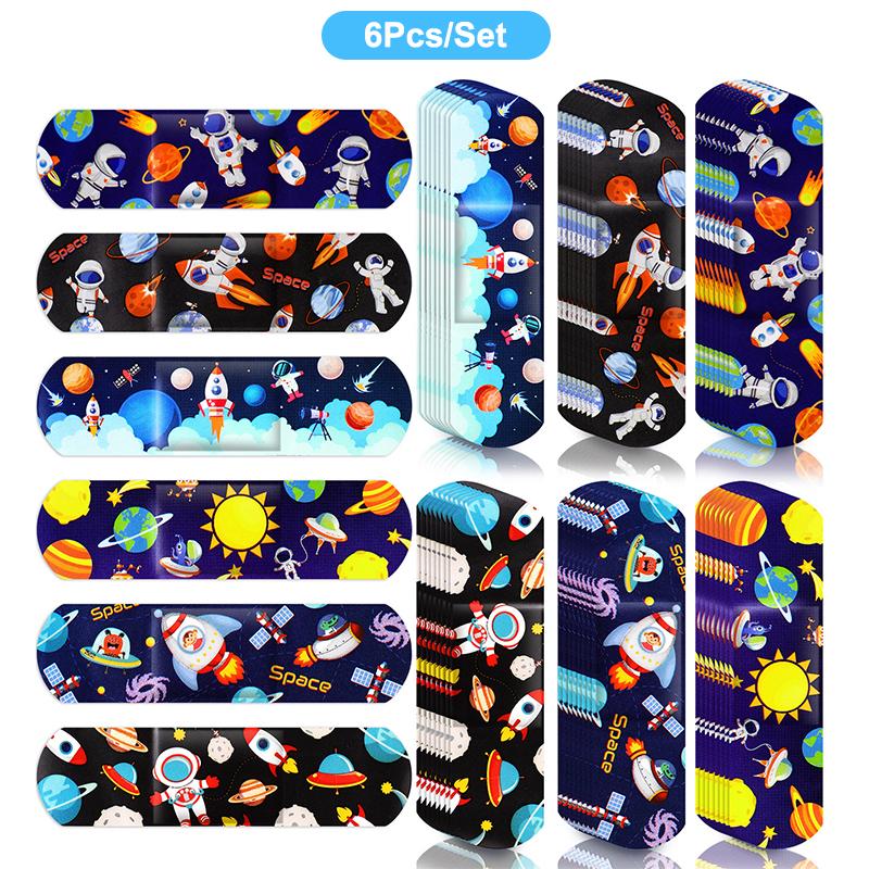 Водостойкие дышащие милые мультяшные пластыри для гемостаза, клейкие повязки, аптечка первой помощи для детей