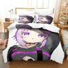 Hololive Neko Mata Okayu Bedding Set Single Twin Full Queen King Size Bed Set Aldult Kid Bedroom Duvetcover Sets 3D Anime