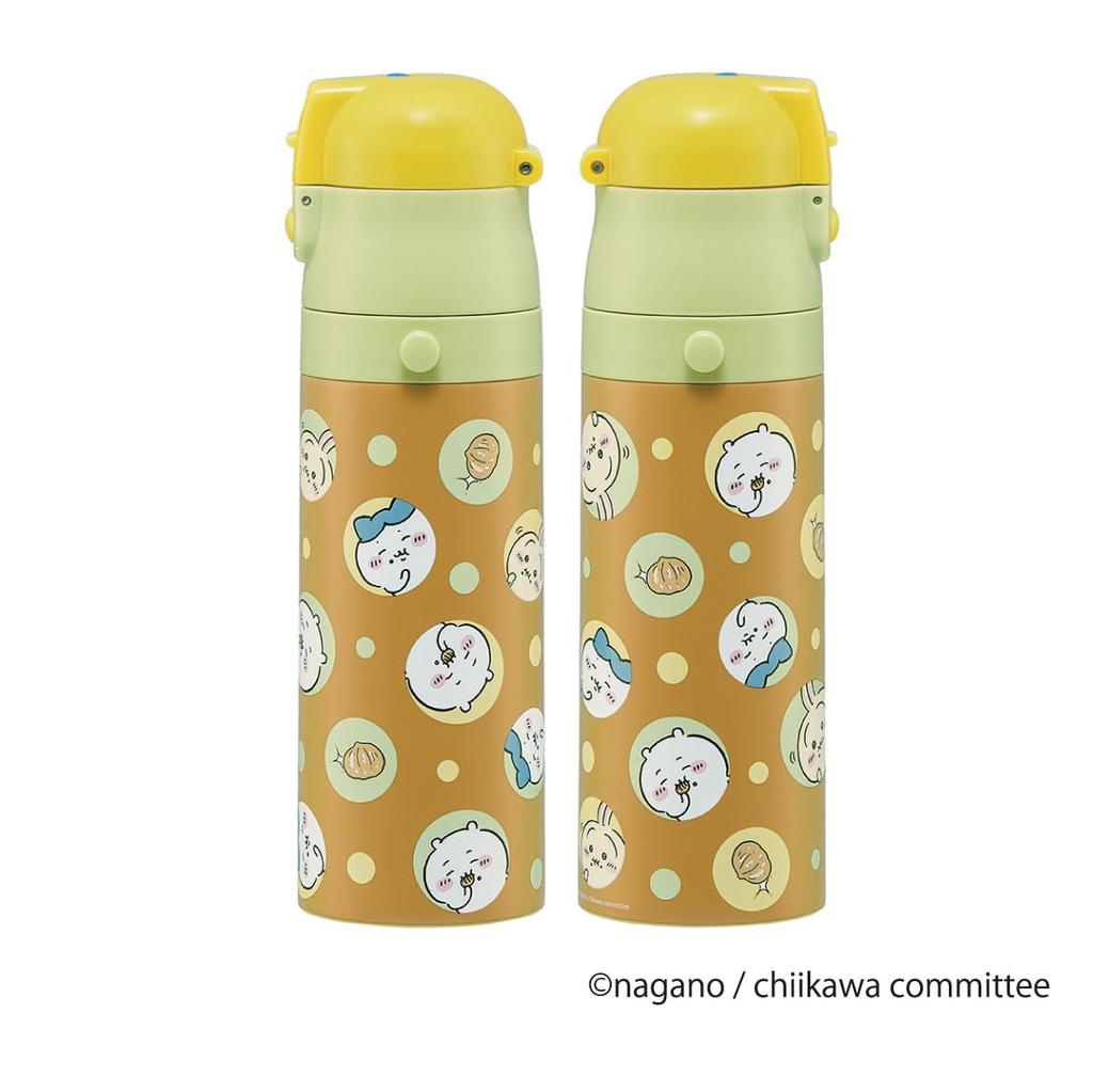 Skater Бутылка для воды из нержавеющей стали для питья 470 мл Chikawa легкая бутылка для воды только для холодного хранения спортивная бутылка для детей