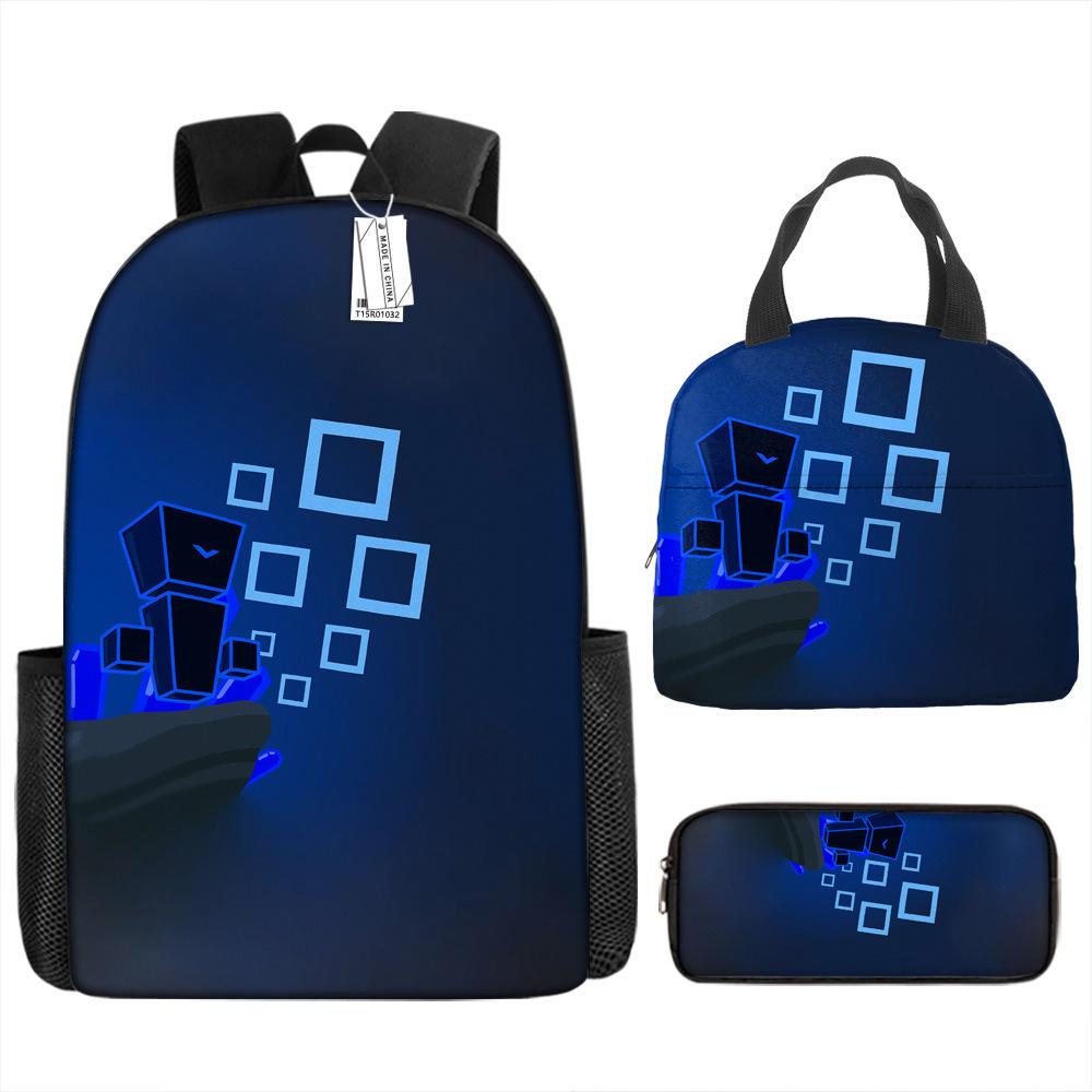 Roblox Virtual World Backpack Set for Kids - School Bag, Crossbody, Pencil Case - Gamer Gift