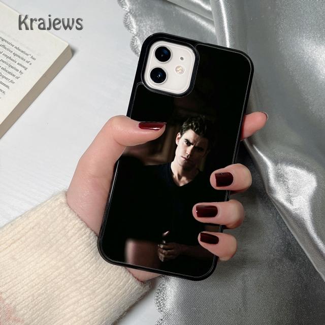 Дневники вампира Стефан Сальваторе мягкий чехол для телефона для iPhone 17 Air 16 15 14 plus 12 13 pro max Fundas