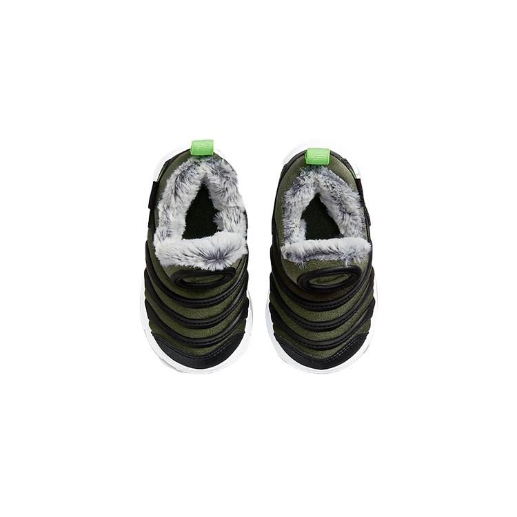 Nike Кроссовки Dynamo Free Низкие Спортивные Повседневные Черно-Зелено-Серебристые Для Младенцев и Малышей DO5888-331