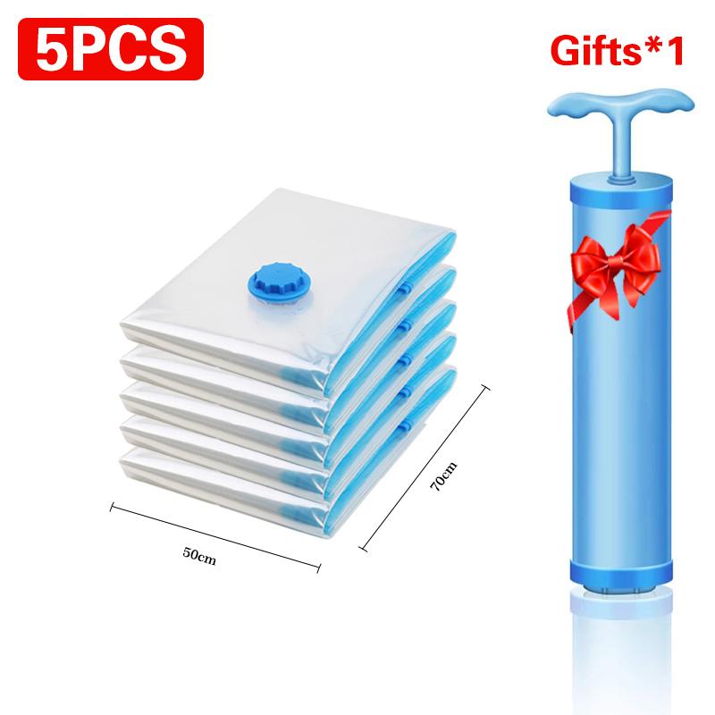 Вакуумные пакеты для хранения, пакет для экономии места, вакуумный пакет для хранения одежды, одеял, дорожное хранение, многоразовые пакеты с двойной застежкой-молнией