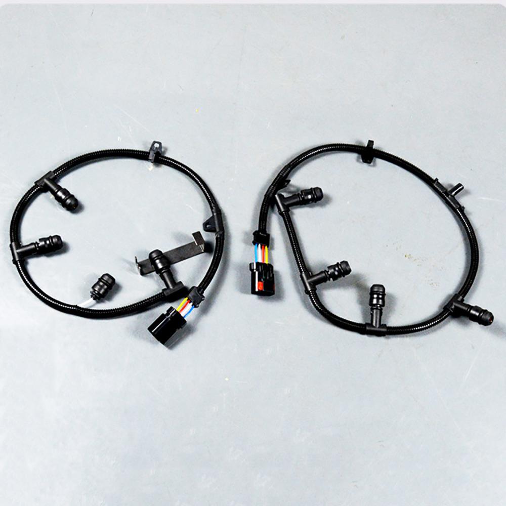 2pcs RH&LH Glow Plug Harness For 04-10 Ford 6.0L Diesel 4C2Z12A690AB 5C3Z12A690A