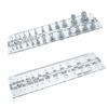 Daidohant Acrylic Thread Checker, 2-Piece Set (for Bolts and Machine Screws, 1 for Nuts and Washers), Identification/Measurement/Judgment (daidohant)