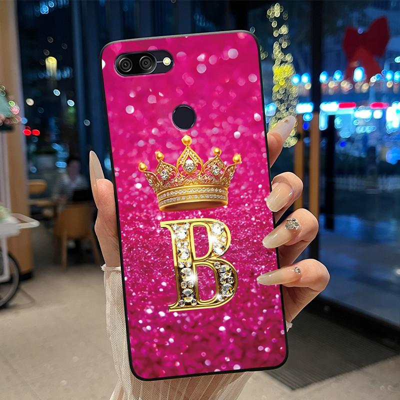 Newest Letter Crown Design Phone Casing For ASUS Zenfone Max Plus (M1) ZB570TL Black Case Bumper Silicone Shockproof Soft Cover