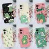 Case For OPPO A72 A78 A94 A91 A76 A73 A93 A8 AX7 Back Cover Cute Dinosaur Housing Shockproof Matte Soft Silicone Screen Protector Capa For OPPO Bumper