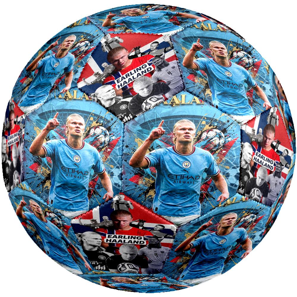 Haaland Football Icon Size 5 Soccer Ball Machinestitched Indooroutdoor Universal Football For Football Accessories