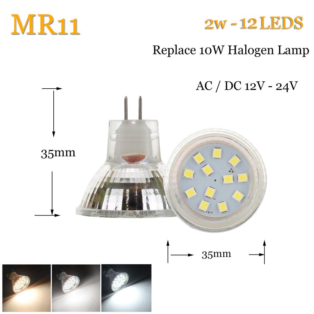 Светодиодные лампы-прожекторы MR11 GU4.0 AC/DC 12V 24V 5733/2835 SMD 2W 3W 4W Теплый/Холодный/Нейтральный белый свет Замена галогенной лампы 9-18 светодиодов