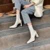 Fashion New Autumn Women Boots Pointed Toe High Heel Stretch Boots Elegant Solid Shoes for Women Platform High Heels Sexy Modern Boots