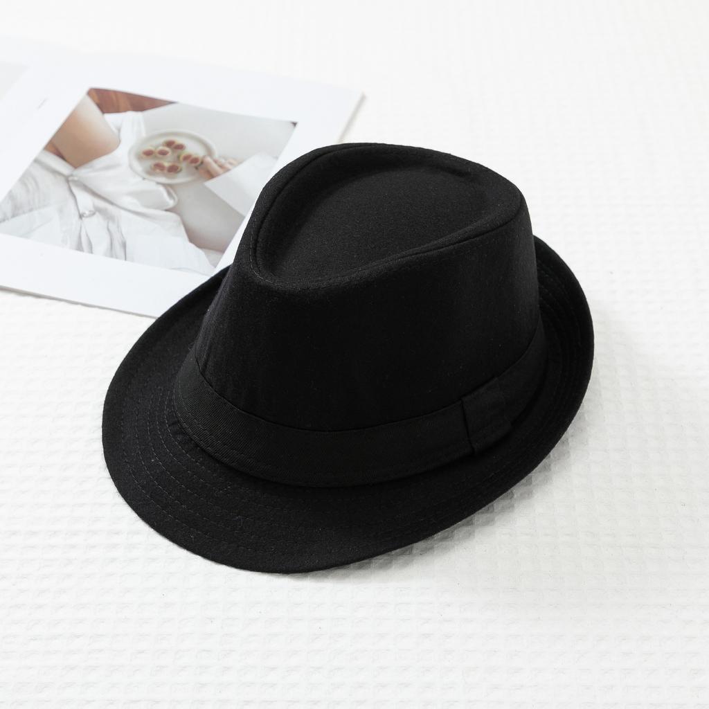 Новая шляпа-цилиндр Ji British Men's Top Hat Felt Hat для мужчин среднего и пожилого возраста Jazz Hat Casual Hat