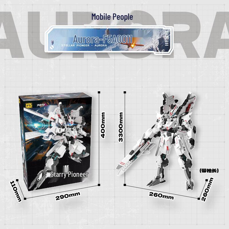 Модель mecha-конструктора Jiaqi Alpha - Образовательная игрушка для мальчиков