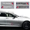 For BMW 2PCS Car Logo Door Side Sticker Creative Auto Body Decals Waterproof Decor Sticker For BMW 320i 325i 320Li 325Li 330Li X