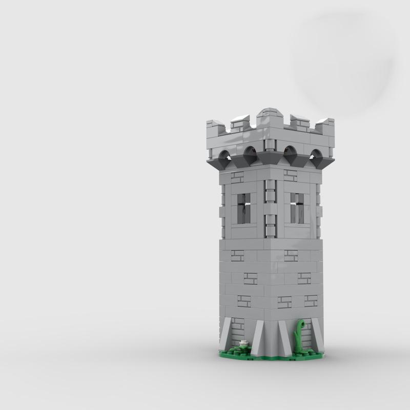 Medieval Castle Building Block Ancient City Walls City Gates City Sentry Towers Compatible With Small Particle War Scenes