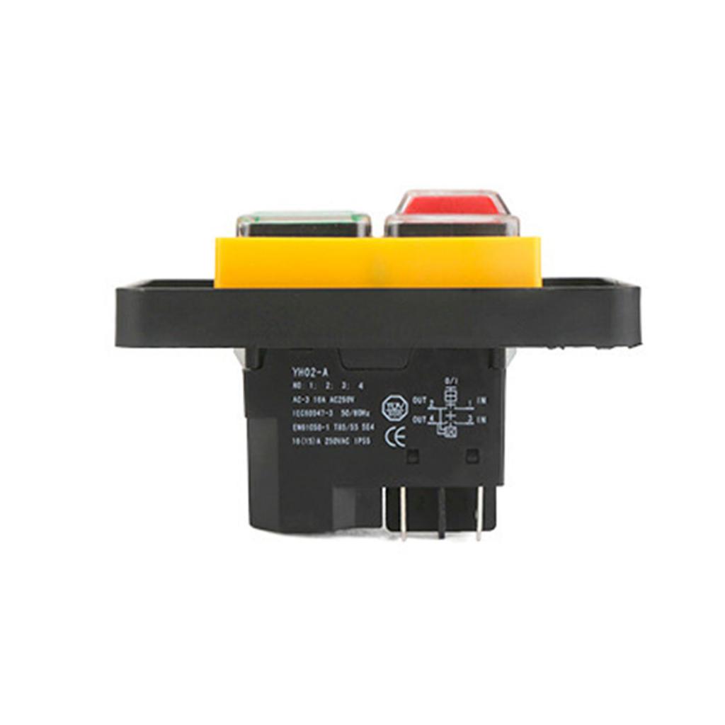 Upgraded Electromagnetic Switches Momentary Button Electromagnetic Button Switches Plastic Push Button Simple Install