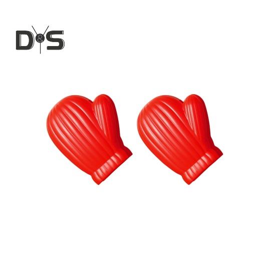 2 шт. Зажимы для чипсов Мини-перчаточные щипцы для пищевых продуктов Герметичная ручка Зажимы для пакетов для чипсов для хранения продуктов Зажимы для пищевых пакетов без запаха для пакетов с закусками для хлеба